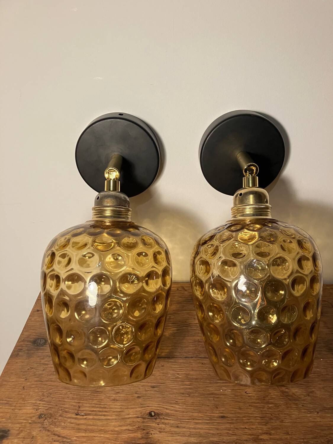 Pair of wall lights