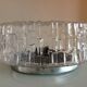 Round ceiling lamp in bulled glass / vintage 60s/70s