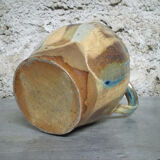 Glazed stoneware pitcher
