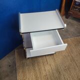 Vintage trolley on wheels