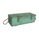 Green vintage wood tool case