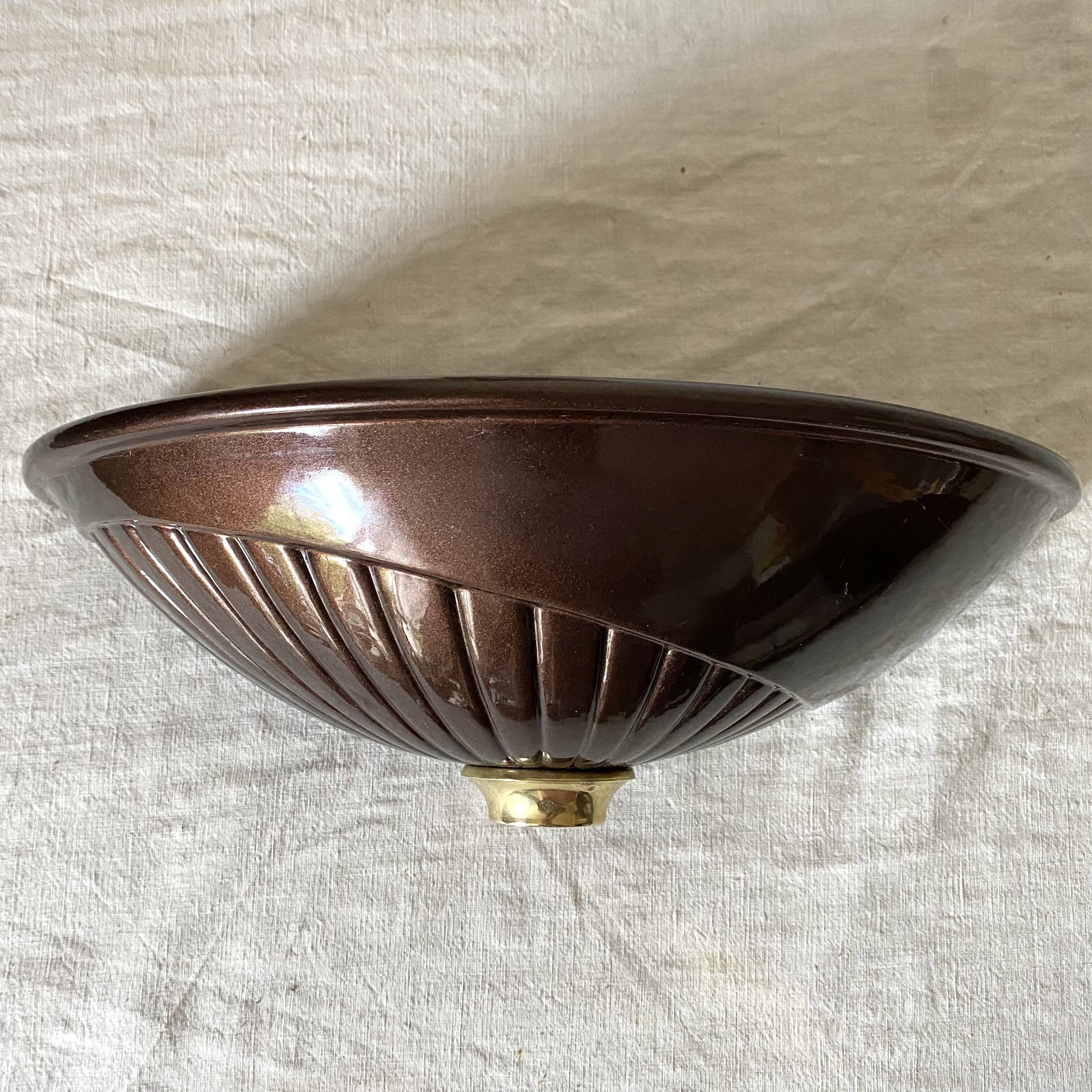Robert de Schuytener vintage ceramic wall lights