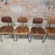 Set de 4 chaises  vintage Se 68 par Egon Eiermann pour Wilde+Spieth 1950"