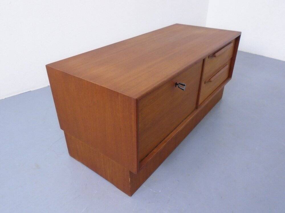 RT 200 Teak Lowboard by Heinrich Riestenpatt for RT Möbel, Germany, 1960s