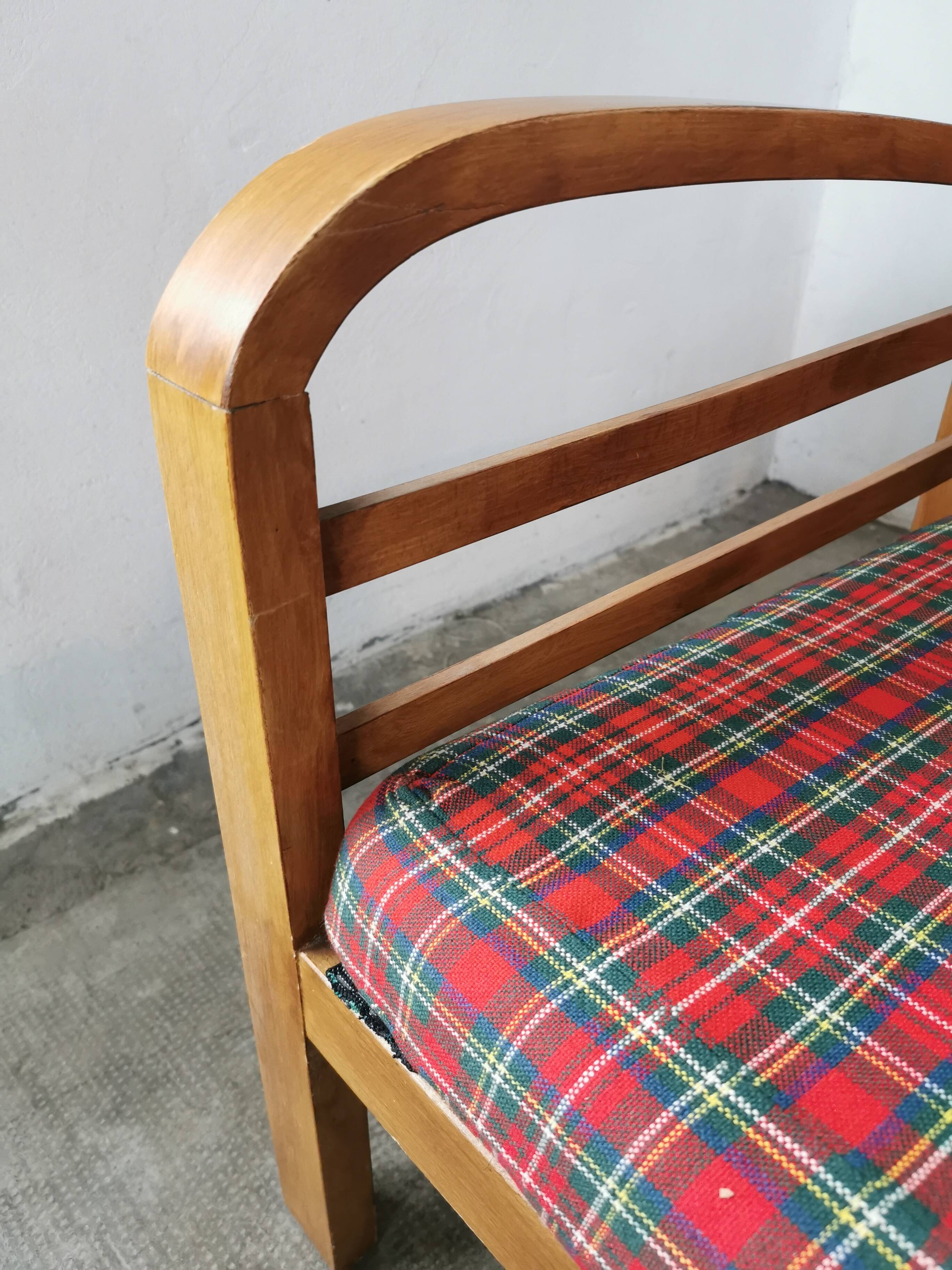 Vintage Scottish reclining armchair 1960s