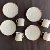 Set of 4 cups and 4 saucers Thomas Germany