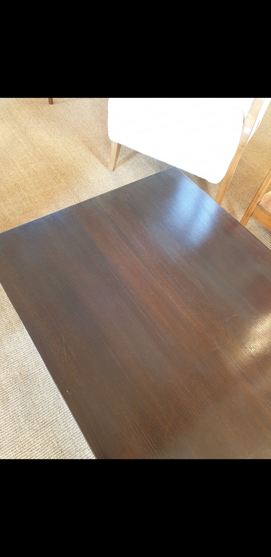 Table basse relevable vintage