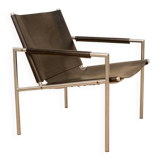 "SZ02" black leather armchair by Martin Visser for Spectrum 90's