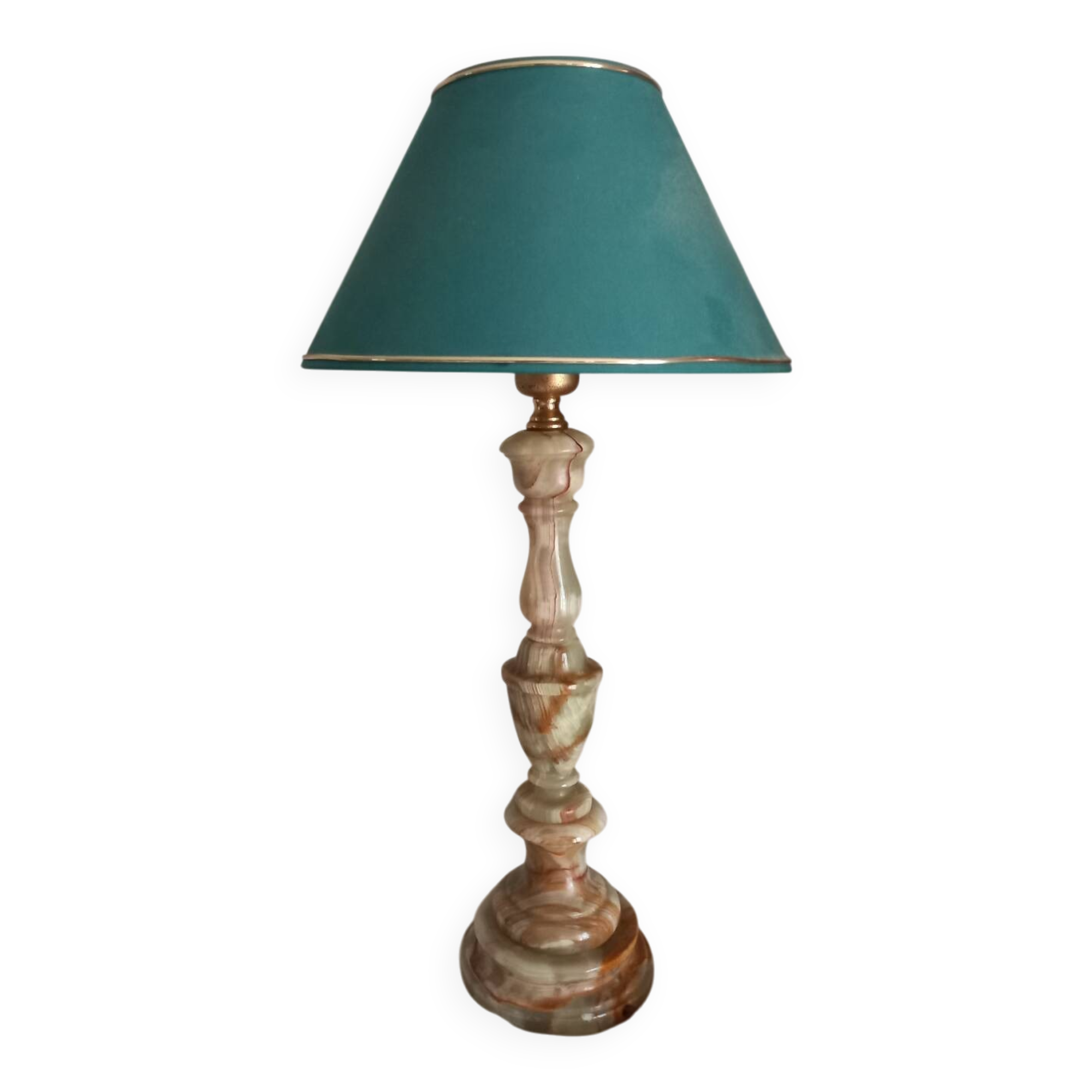 Lampe vintage en onyx