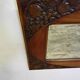 Art Deco mirror with a wooden frame