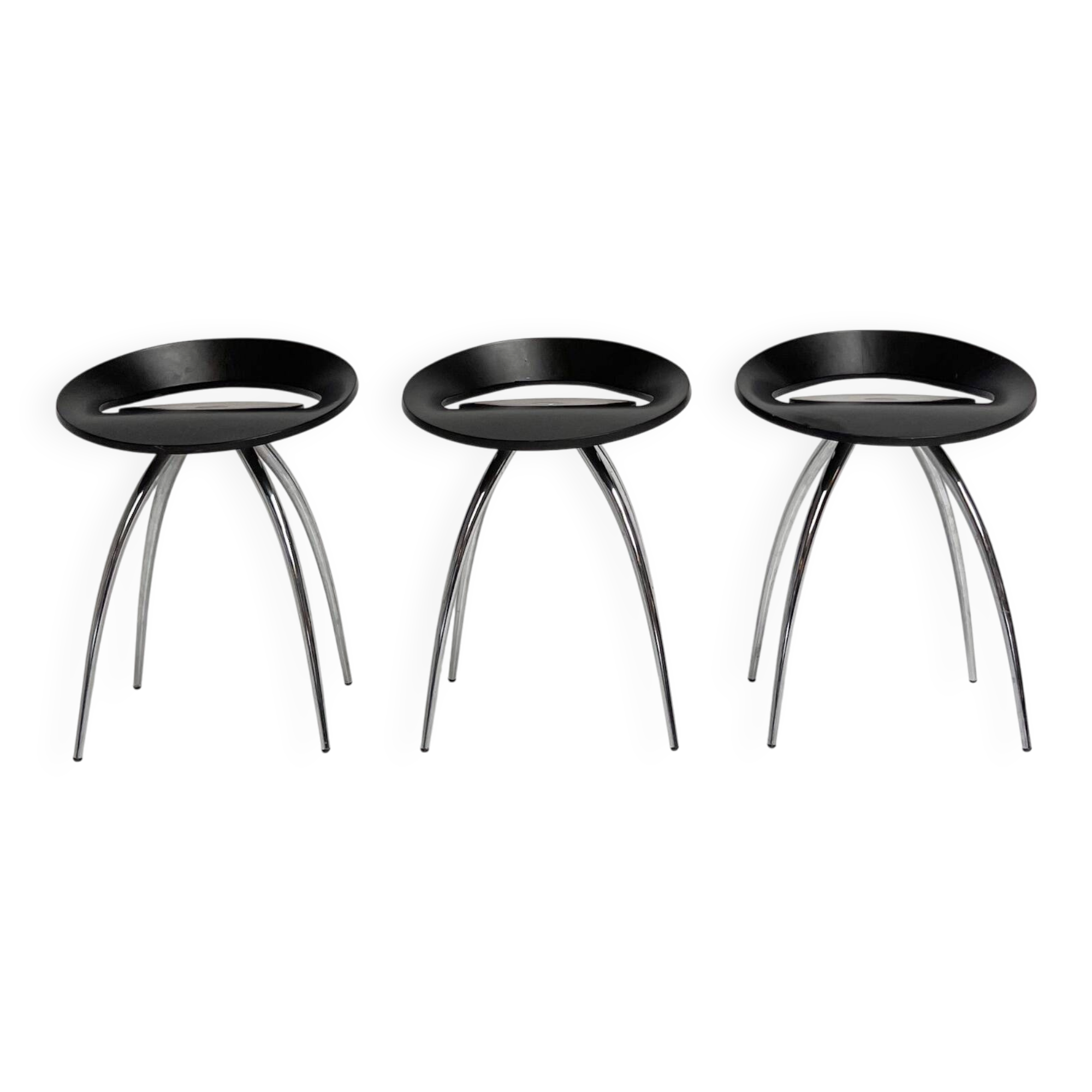 3 tabourets Magis Lyra par Sigurdur Thorsteinson, années 1990