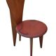 Belle chaise design Callegari années 70 vintage bois