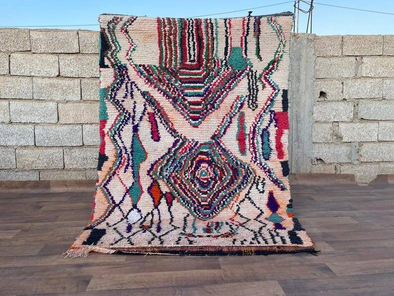 Handmade Berber rug in wool 150/250cm