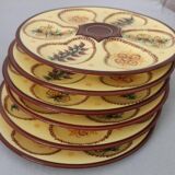 Oyster platter and 6 plates