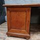 Trade furniture: double-sided desk in oak stained Napoleon III era around 1880