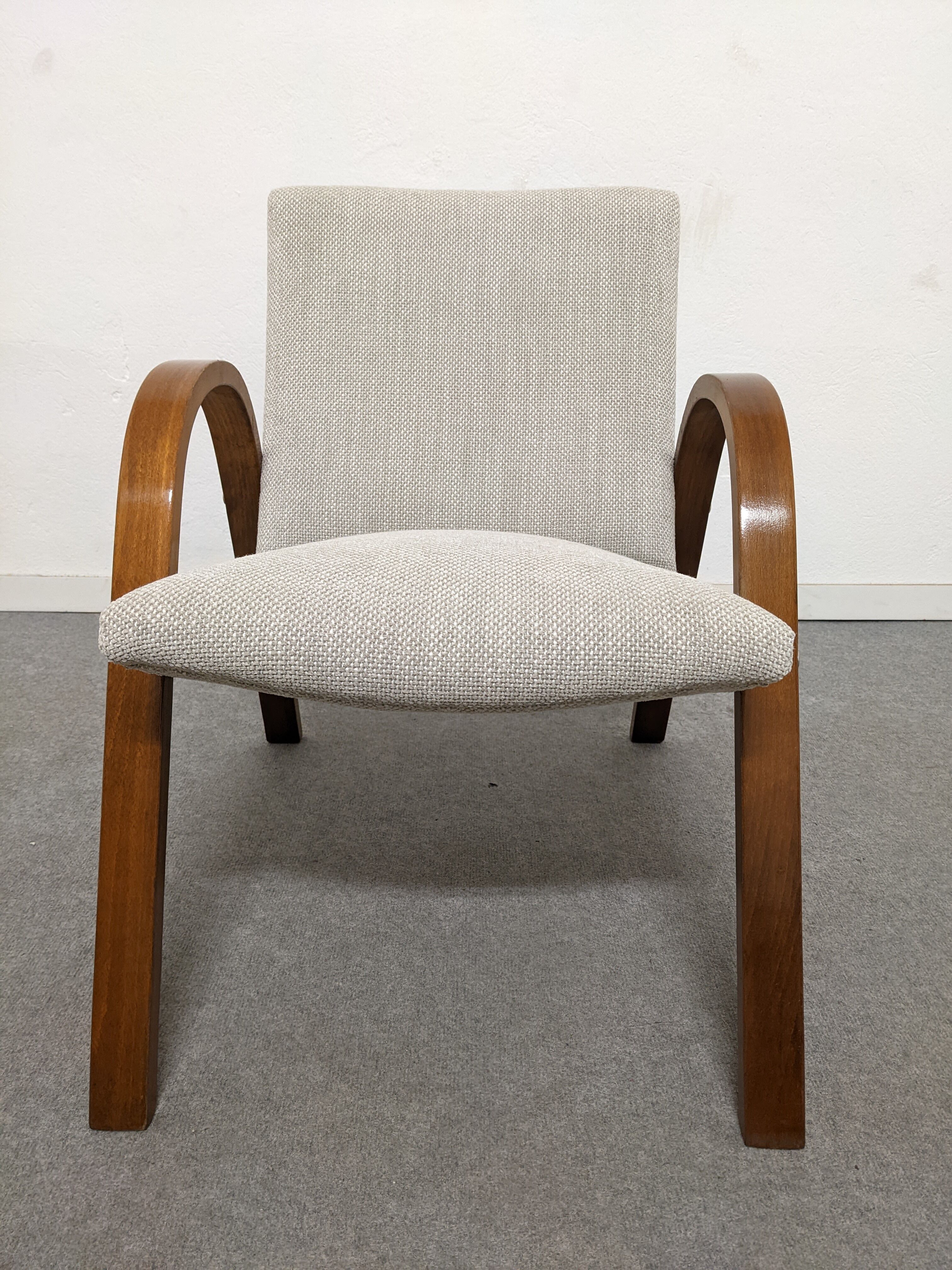 Pair of Bow Wood armchairs from the 50s/60s by Steiner