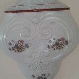Fountain has enamelled water