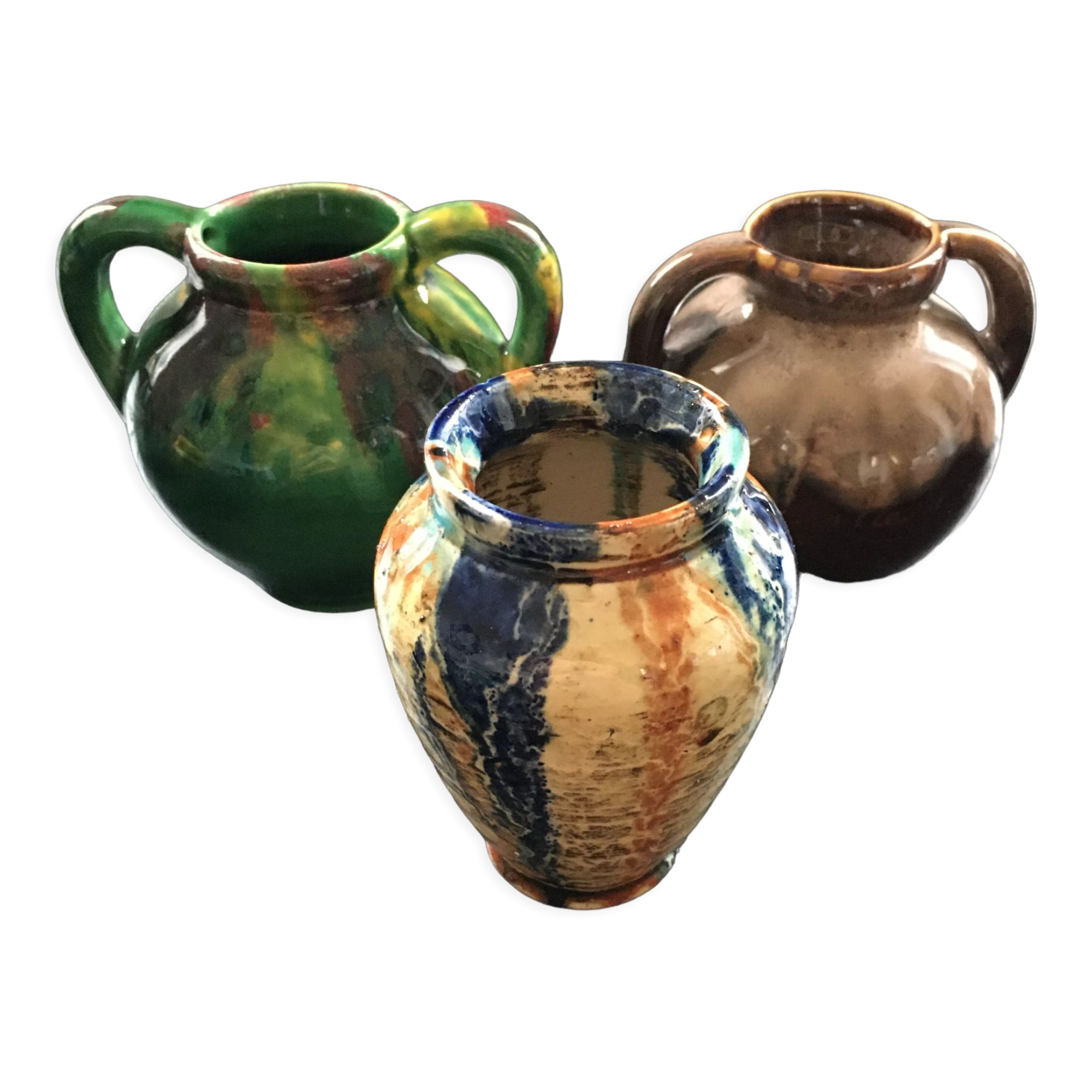 Trio de vases en céramique