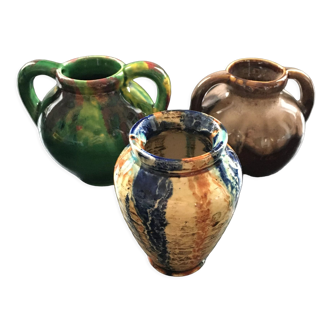 Trio de vases en céramique