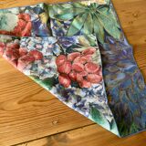 6 serviettes de table motifs fleuris