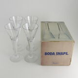 Following Snaps glasses - sign Piersson-Melin - Boda - Mid-1970's