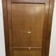 Vintage wooden Parisian wardrobe