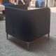 Black segis armchair