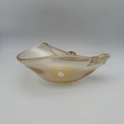 Free-Form Iridescent Glass Bowl from Murano, Barovier & Toso, 1950s