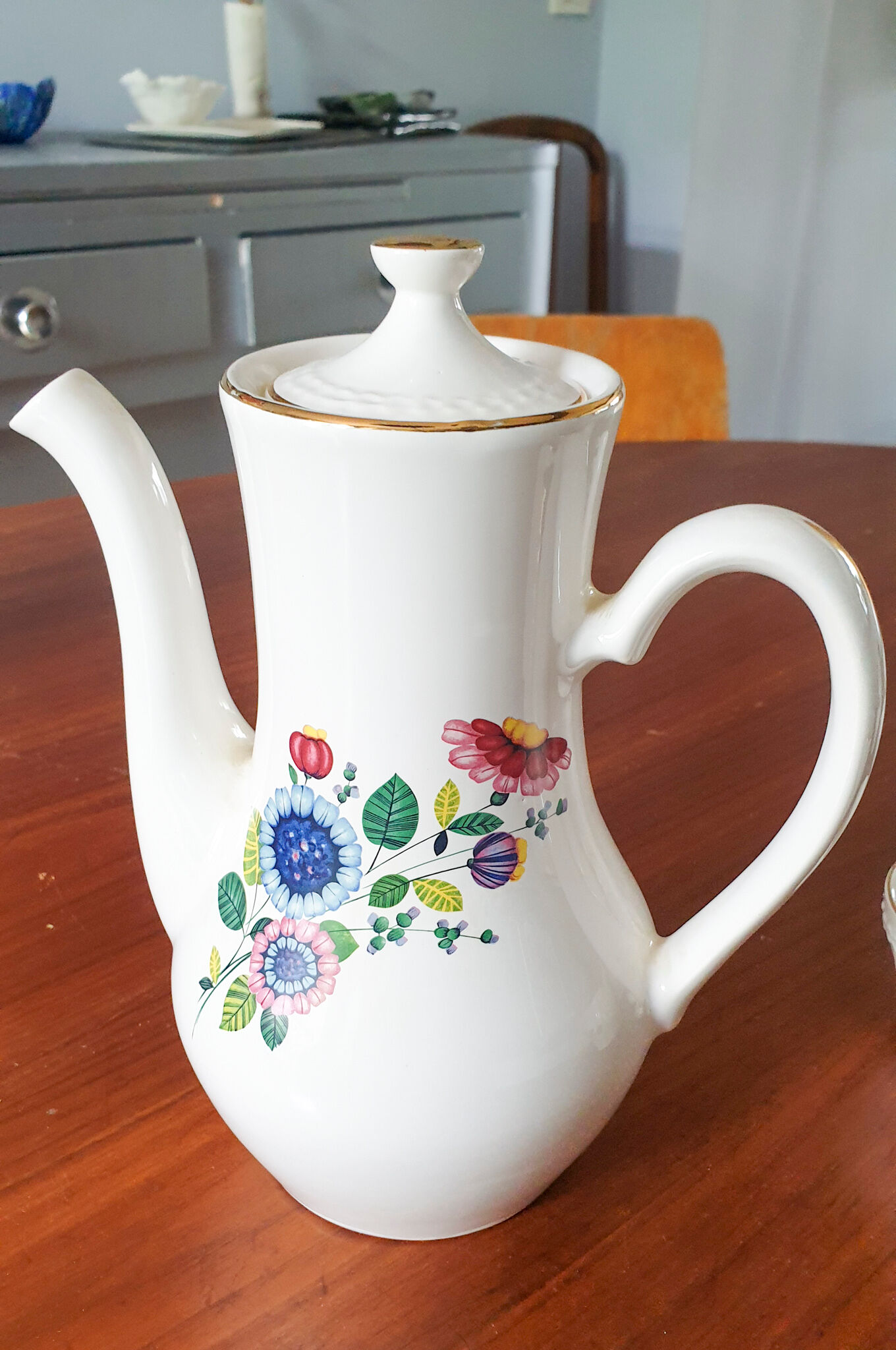 Vintage coffee service - Digoin & Sarreguemines