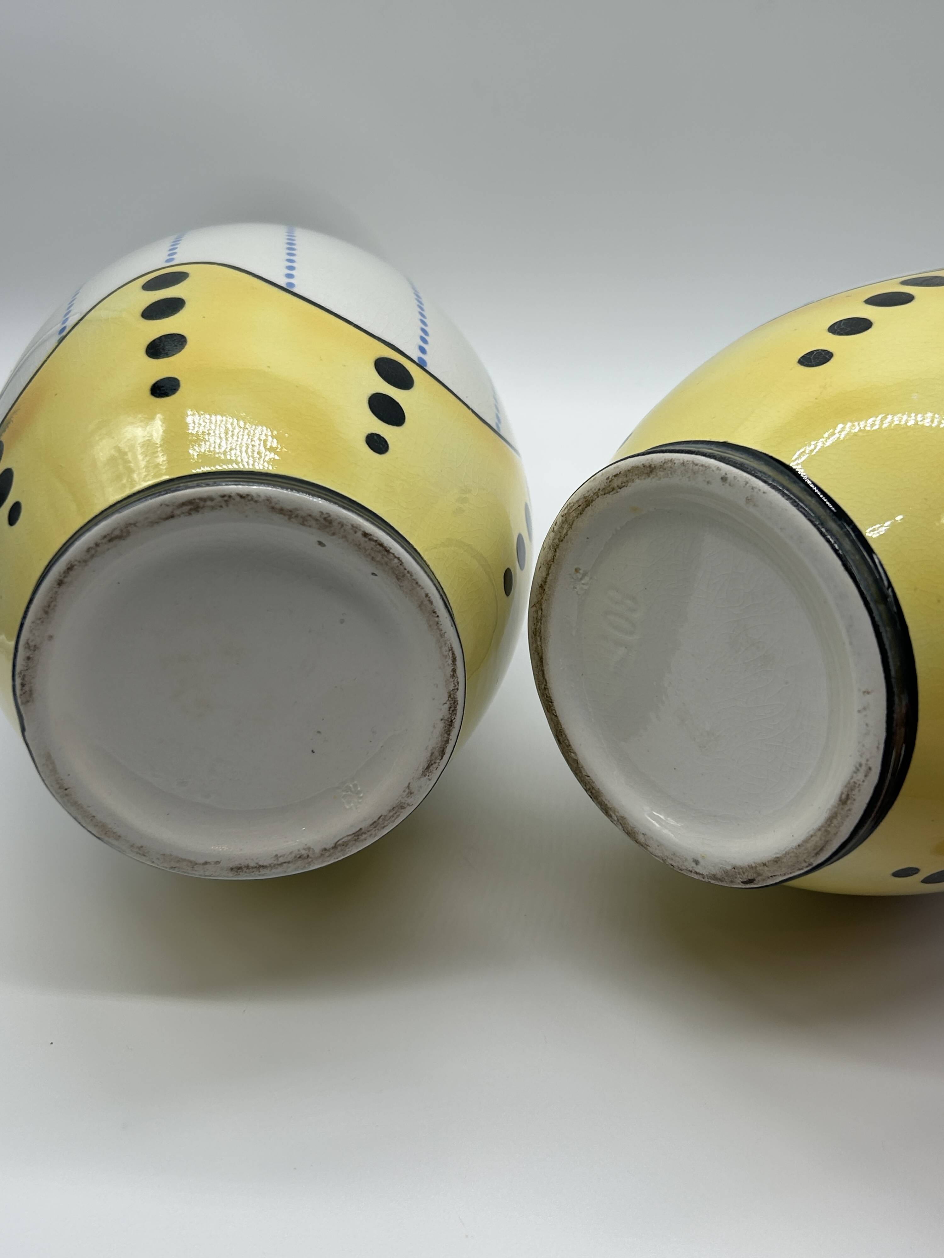 Paire de vases art deco - boch freres