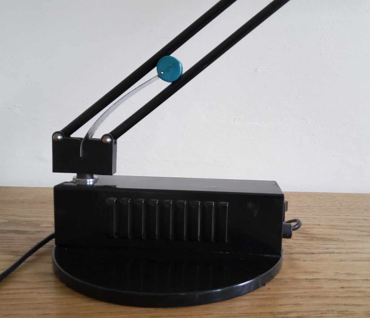 Pair of vintage w&o model lamps by Ketoff for aluminor, 1980s