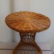 Wicker coffee table