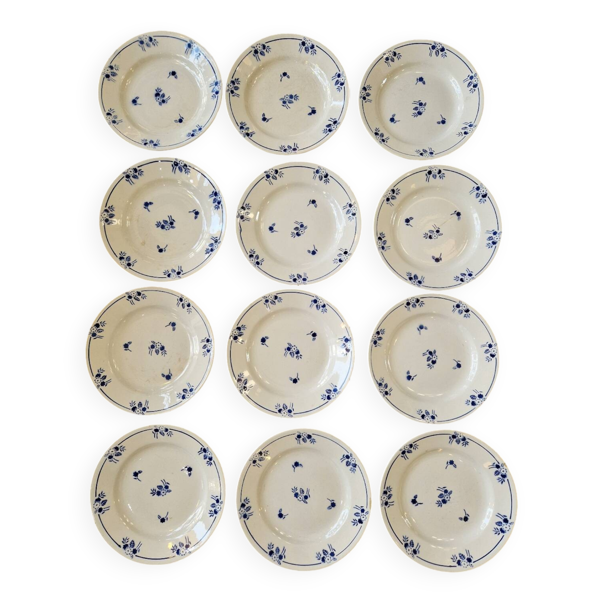 Set of 12 Saint Amand Semi-Deep Plates Model 2018