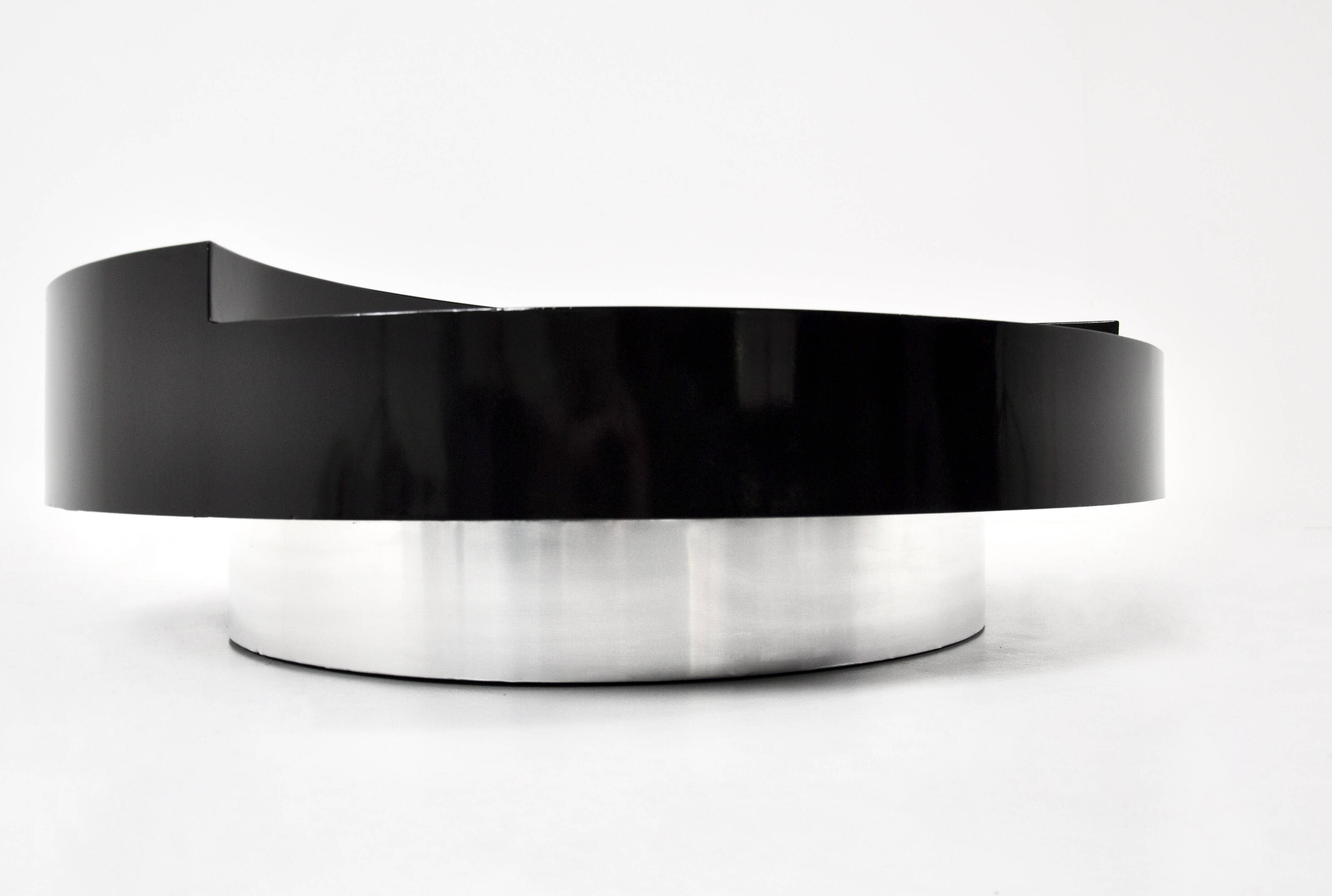 Table basse « TGR » de Willy Rizzo, 1970s
