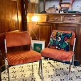 Pair of revalued armchairs