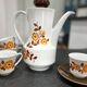 Service à café ou thé en porcelaine Seltmann Weiden K W.Germany Bavaria - années 70 Vintage
