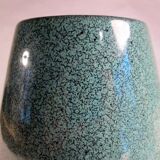 Emerald green ceramic vase