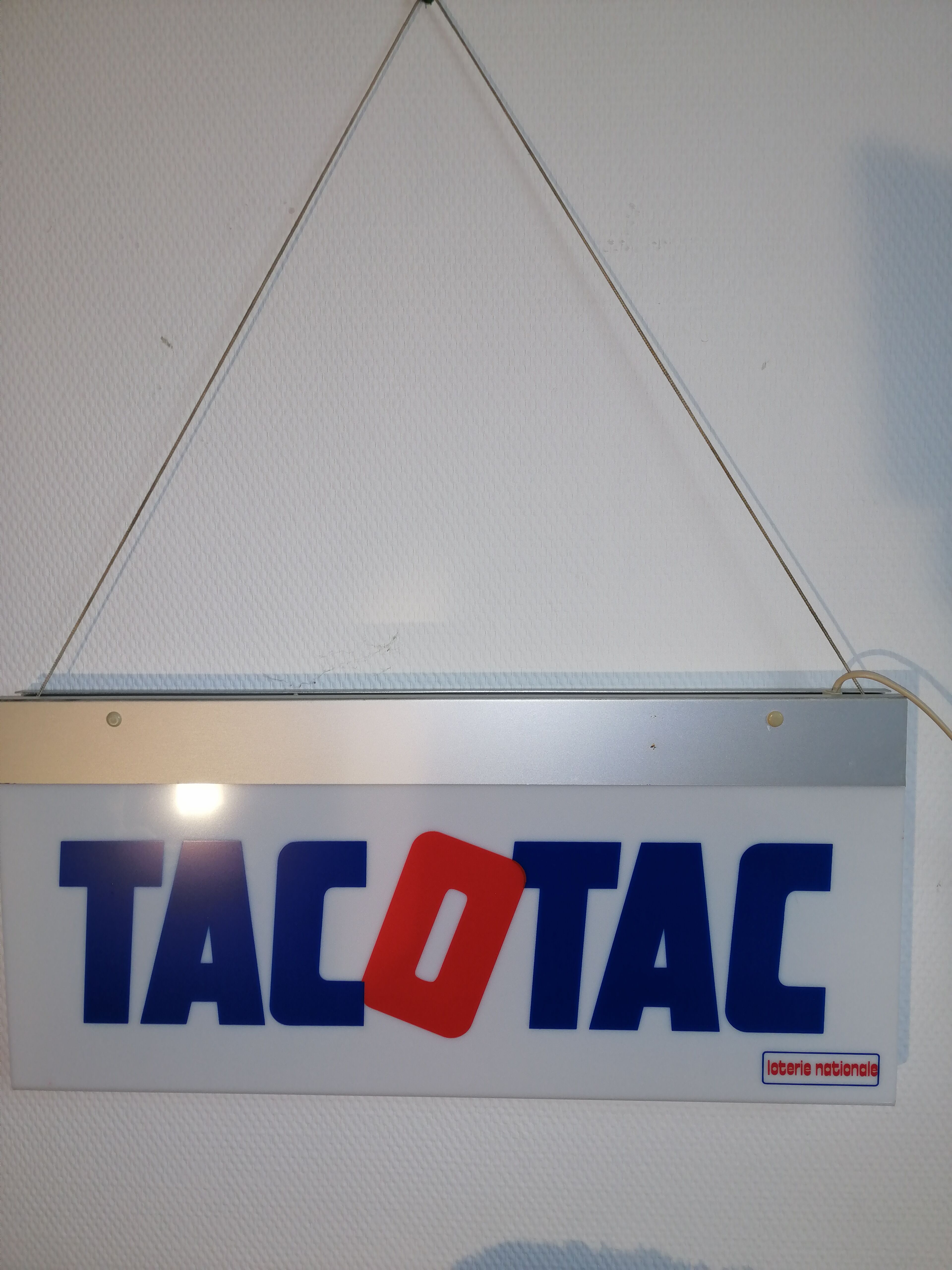 National lotto illuminated sign