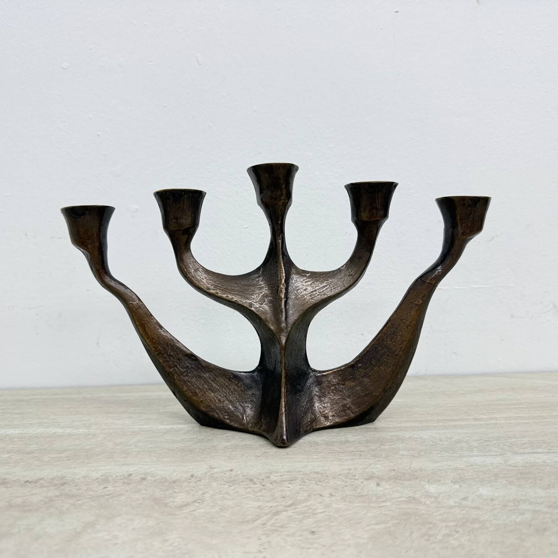 Brutalist candle holder by Horst Dalbeck, 1970s, Germany