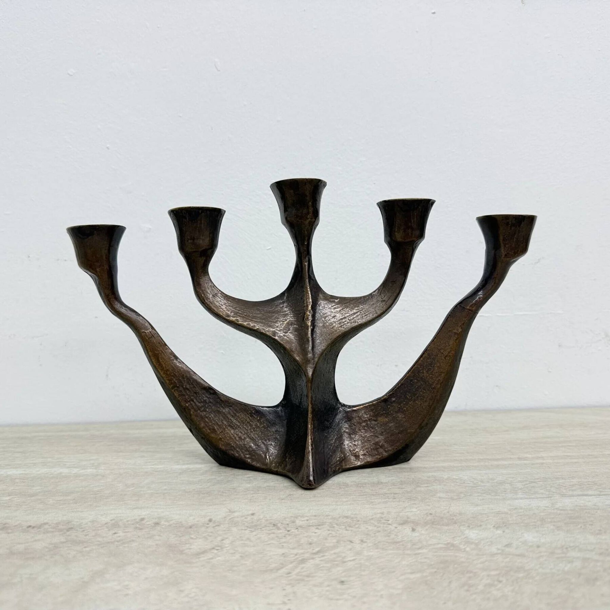 Brutalist candle holder by Horst Dalbeck, 1970s, Germany