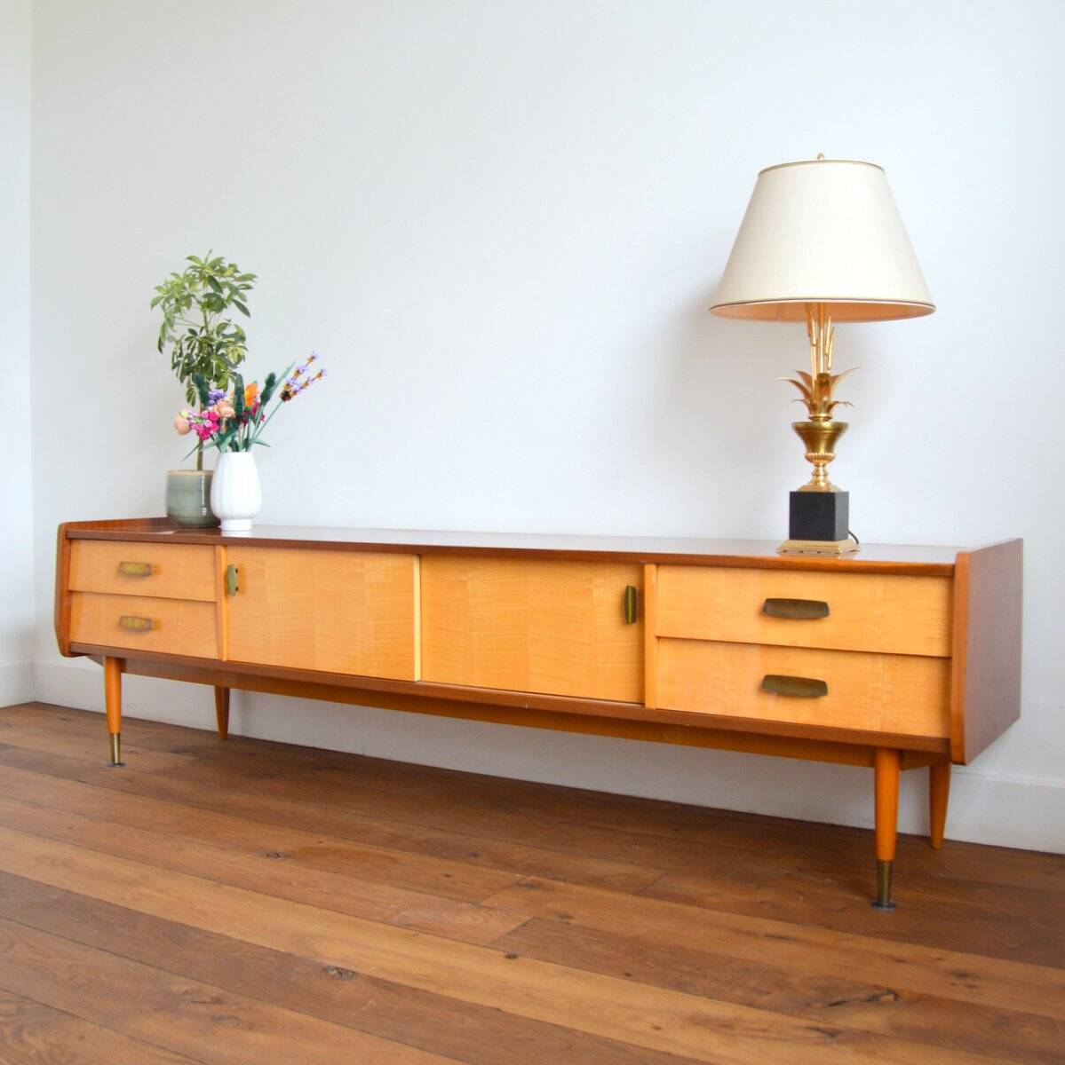 Large vintage low sideboard 1960s