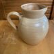 Old pichet gres village beige 1960s made in france vintage #e33