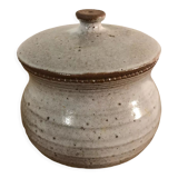Sandstone pot signed by the owl by Norbert Pierlot