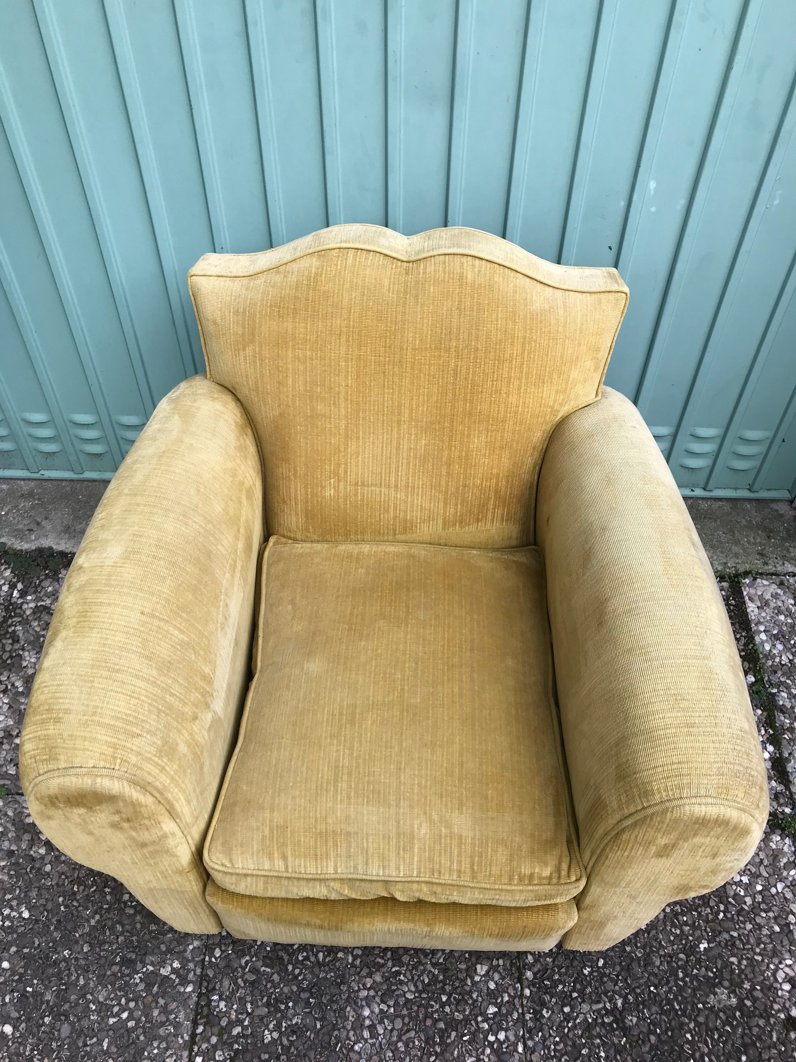Ancien fauteuil club 1970