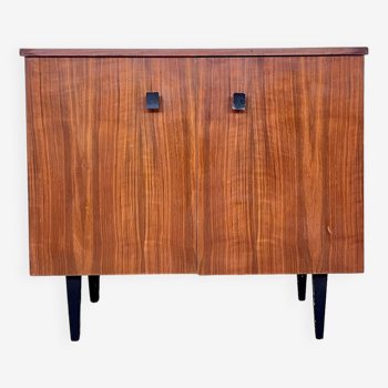 Scandinavian sideboard in walnut vintage 1960