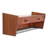 Vintage Scandinavian teak shelf 1960