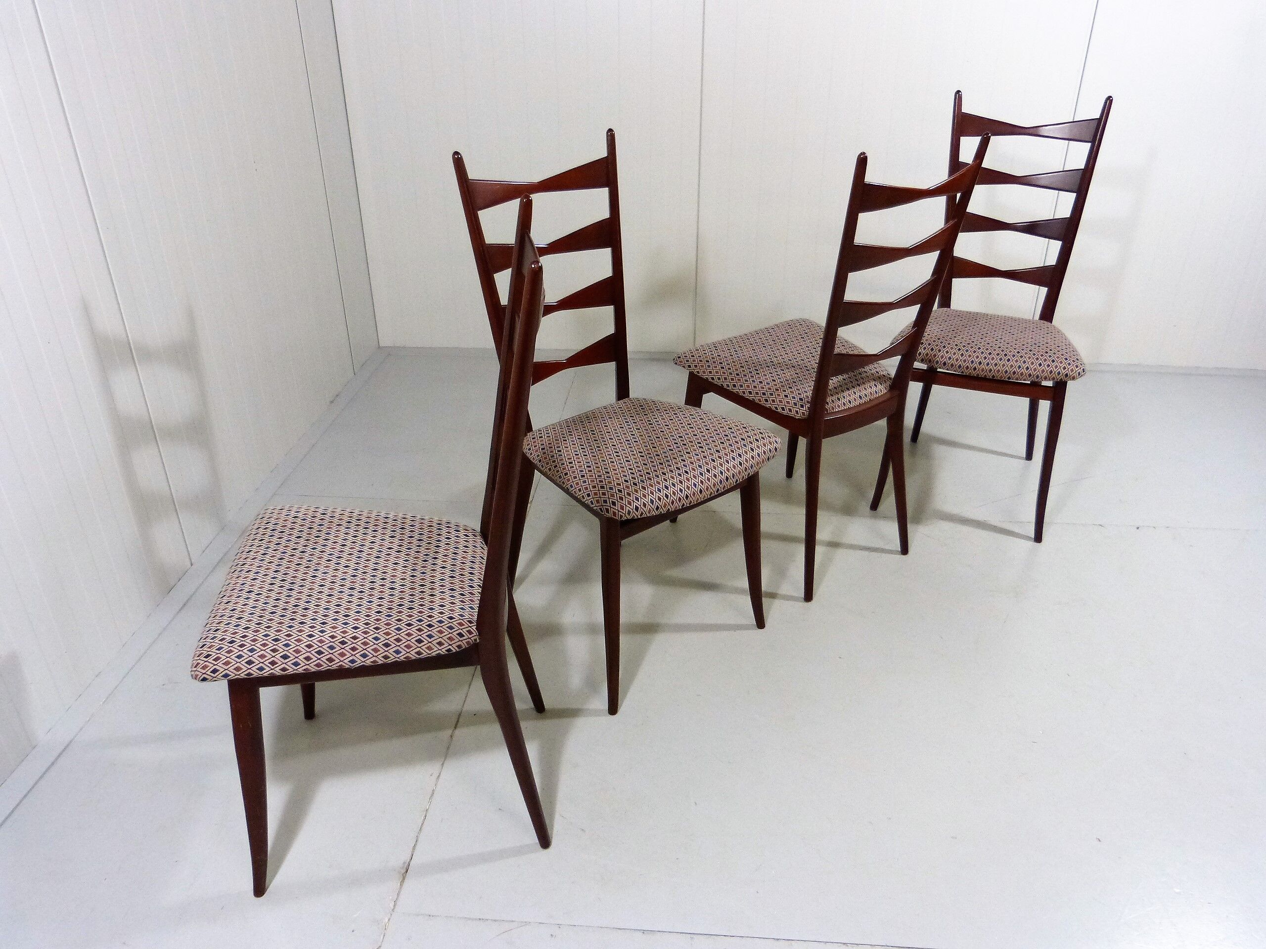 Set of 4 dining chairs, Italy