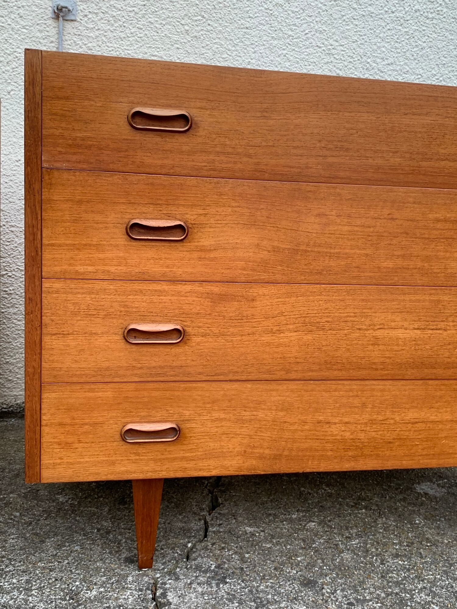 Pair of Scandinavian teak chests of drawers 1960