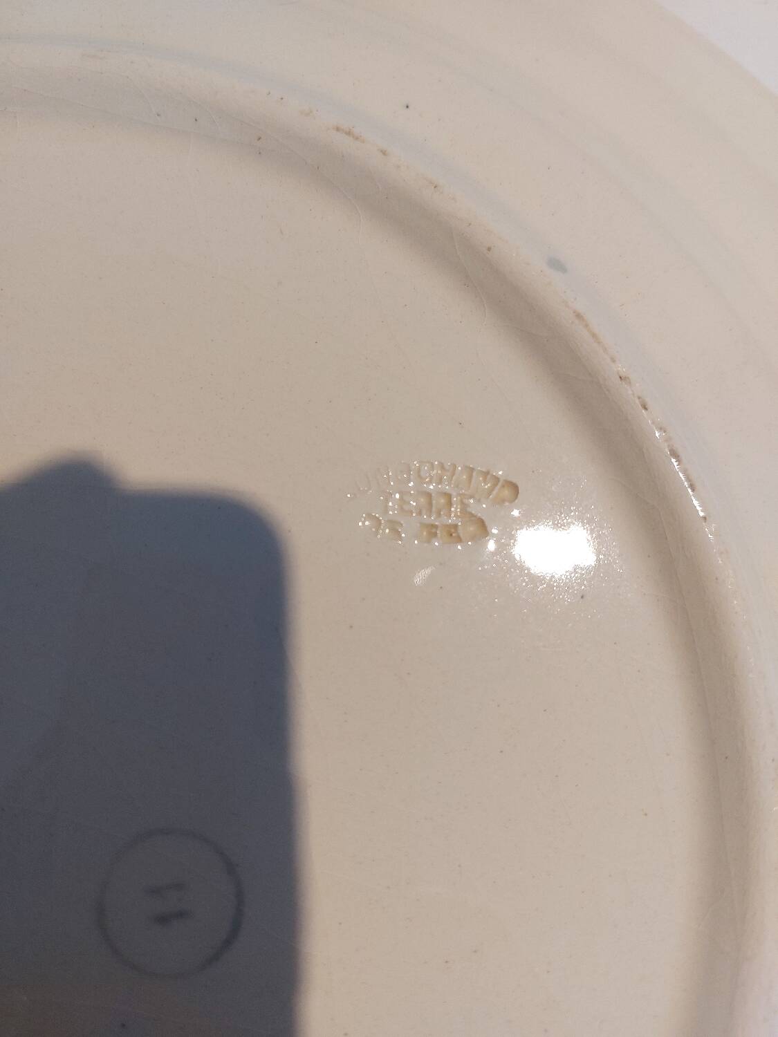 Set of 2 “Terre de fer” dishes