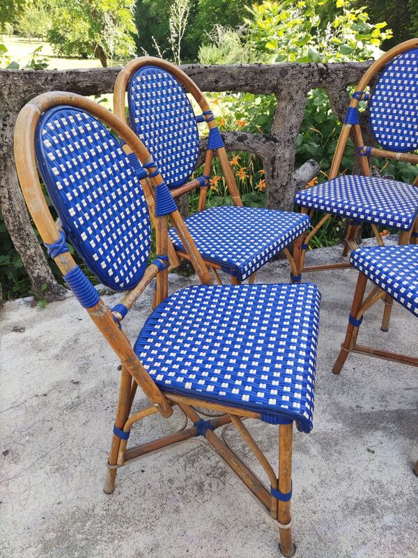 4 chaises bistrot Parisien